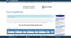 Desktop Screenshot of freightfinder.com